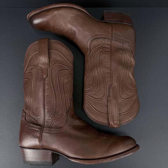 Tecovas The Cartwright Men’s 10D Hazelnut Leather Cowboy Western Boots Mexico